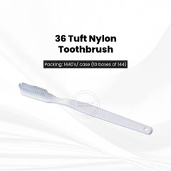FreshMint 36 Tuft Nylon Toothbrush 1440's units/cs