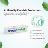 FreshMint 2.75 oz. Anticavity Fluoride Toothpaste (individual box) 144's units/cs