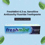 FreshMint 4.3 oz. Sensitive Anticavity Fluoride Toothpaste (individual box) (NBE Sensodyne Fresh Mint)