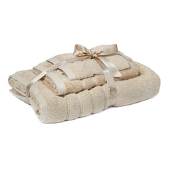 100% Turkish Cotton Combed Ring Spun 600 GSM Bath Towel Set #9.33 Lbs Color SAND  Pack of 3 items/ Set