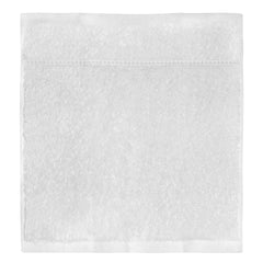 100% Turkish Cotton Combed Ring Spun 600 GSM Face Towel 13" x 13" #3Lbs Color WHITE 24/ Pack