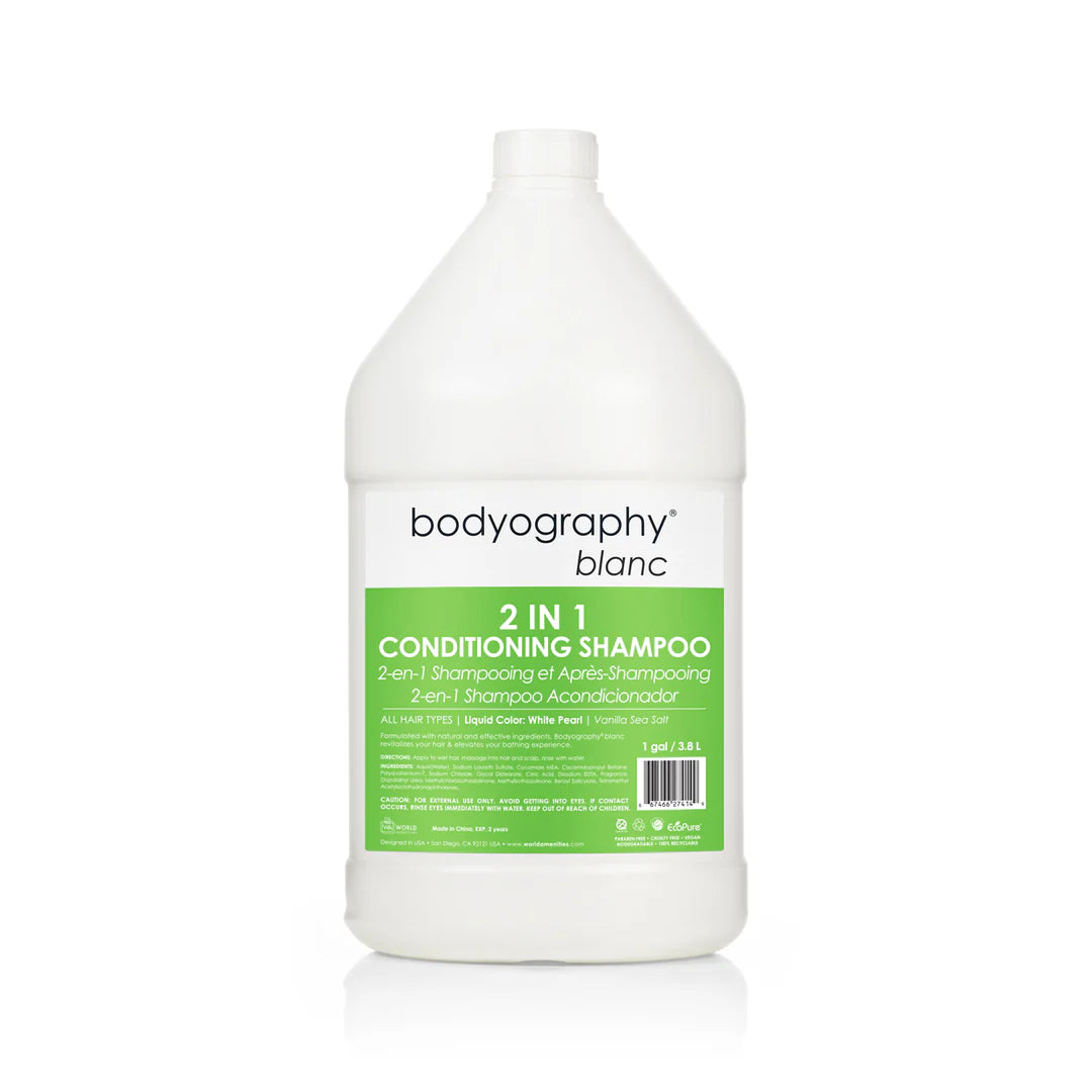 Bodyography 2-in-1 Conditioning Shampoo 1 Gallon, 3.8L