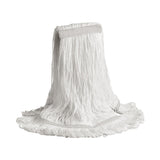 Wax-Pro® Silk/Nylon Finish Mop - Medium color:White