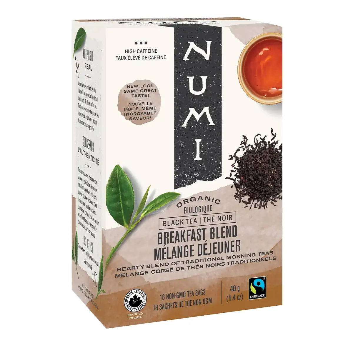 NUMI Breakfast Blend Tea 100 ct