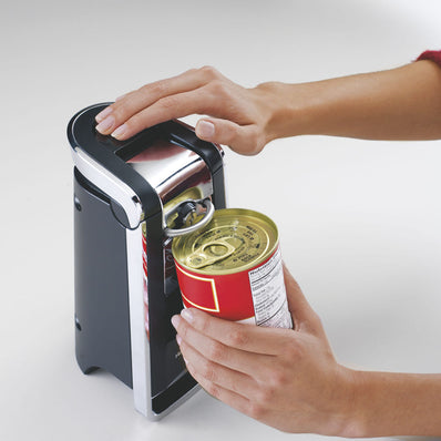 Hamilton Beach Can Opener Smooth Touch® , Easy-Touch Lever, Black/Chrome