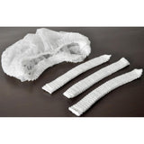 Disposable Bouffant Scrub Head Cover Stretchable NonWoven Caps White