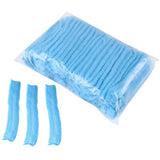 Disposable Bouffant Scrub Head Cover Stretchable NonWoven Caps Blue 