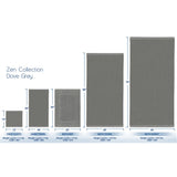 Zen Organic Face Towel 13" x 13" , 1.40Lbs/dz, 100% Certified Organic Cotton, 12 per Pack DOVE GREY