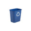 Rubbermaid Wastebasket Recycling Medium 28 Qt Packing 1's/ Box