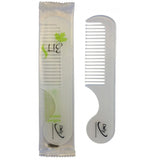 Hair Comb Hotel guest bathroom amenity in Clear plastic Bag Economy packing 200's/ Box