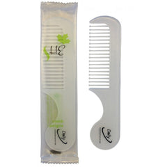 Hair Comb Hotel guest bathroom amenity in Clear plastic Bag Economy packing 200's/ Box