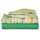 TC-180 FITTED Sheets Economy fabric with  Impression Print size TWIN 60"x80"x9" for Healthcare Beds Packing 24's/ case Thomaston Mills