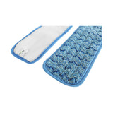 Blue Microfiber Wet Pad - 12"L color:Blue