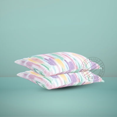 TC-180 PILLOWCASES Economy fabric with  Impression Print size STD. 42"x34" for Healthcare Beds  Thomaston Mills