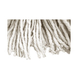 Cot-Pro® Cotton Narrow Band Wet Cut End Mop - 20 Oz color:White