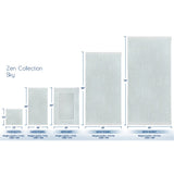 Zen Organic Bath Mat 20" x 30", 10.00Lbs/dz, 100% Certified Organic Cotton, 2 per Pack SKY BLUE