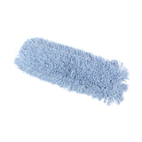 Pro-Stat® Blue Tie-On Dust Mop Head - 48"L X 5"W color:Blue