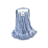 Wax-Pro® Candystripe Finish Mop - Medium color:Blue/White