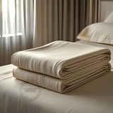 TC-200 FLAT SHEETS Percale Fabric Bone KING size Hospitality Beds Packing 24's/ case Thomaston Mills