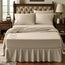 TC-200 FITTED SHEETS Percale Fabric Bone QUEEN size Hospitality Beds Packing 24's/ case Thomaston Mills