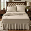TC-200 FLAT SHEETS Percale Fabric Bone QUEEN size Hospitality Beds Packing 24's/ case Thomaston Mills