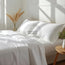 TC-300 FITTED SHEETS 100% Combed Cotton Preshrunk PLAIN WHITE KING size 115x125