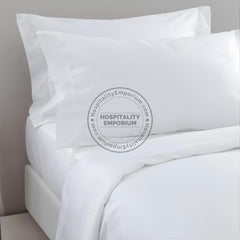 TC-300 FITTED SHEETS Luxury  percale PLAIN WHITE Royal Suite KING size 78 x 80 x 15 Packing 24's/ case Thomaston Mills
