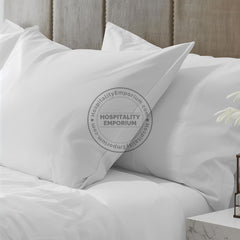 Funda de almohada tamaño king T-300 de algodón peinado 100 % preencogido de 42" x 21" Thomaston Mills USA, paquete de 6