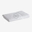 WHITE Economy Bath Towel Cam Border Cotton-Poly Blend 24x50