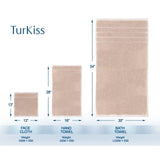 100% Turkish Cotton Combed Ring Spun 600 GSM Bath Towel Set #9.33 Lbs Color SAND Pack of 3 items/ Set