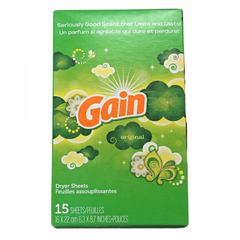 GAIN Fabric Softener 15 Count Sheets Original