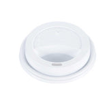 Plastic Lid White for 8oz Paper Cup 