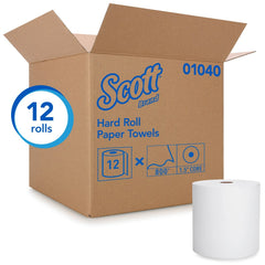 ScottÂ® Essential Universal Hard Roll Towel, 1-Ply