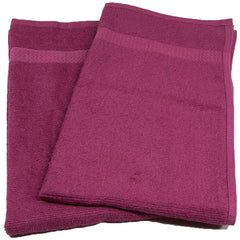 Bleach Resistant Salon Towel with Cam Border 16" x 28" #2.50Lbs/dz color: BURGUNDY