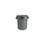 Contenedor Rubbermaid Brute sin tapa, 20 galones, color gris, 1 unidad