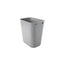 Cesto de basura pequeño Rubbermaid, 13 cuartos de galón, color gris, 1 unidad