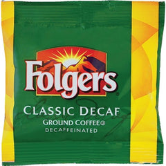 Folgers Classic Decaf Ground Coffee Packet 0.9 Ounce, Packing 36's / case