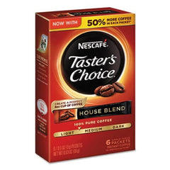 Nescafe® Taster's Choice House Blend Instant Coffee, 0.1oz Stick, Packing 72's / case