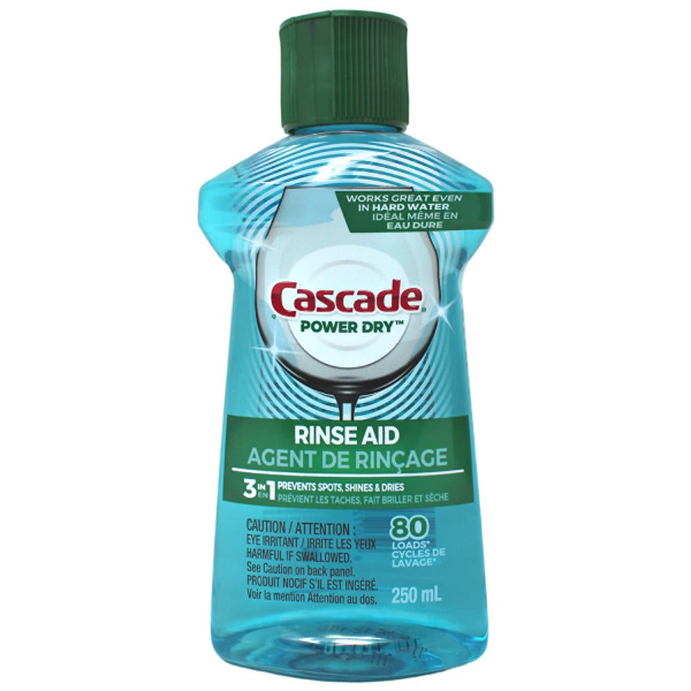 CASCADE 250Ml Rinse Aid Platinum 8/Pack HospitalityEmporium
