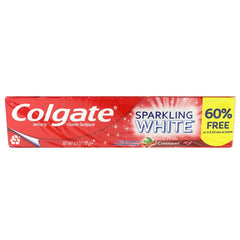 COLGATE Toothpaste 113G Sparkling White Cinnamint Gel Whitening Bonus
