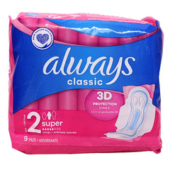 ALWAYS Maxi 9CT Classic Wings