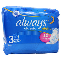 ALWAYS Classic 8CT Night Wings