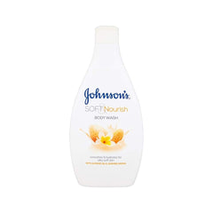 JOHNSONS Body Wash 400ML Soft Nourish Almond Jasmin