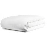 T-250 Prem. Percale Plain Cotton-Poly  Duvet Covers ZIPPER FULL 82"x88" Color: White