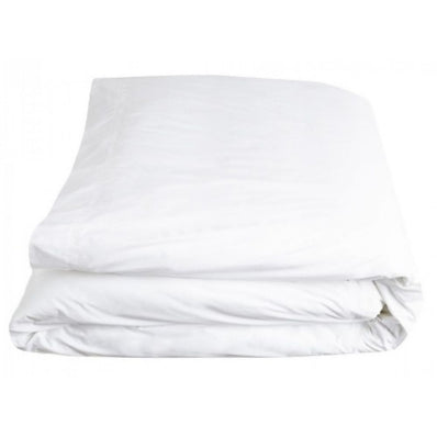 T-300 Sateen Finish Luxury Plain C-P Duvet Cover ZIPPER KING Size 90"x102" White 2/Pack
