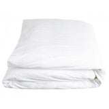 T-300 Sateen Finish Luxury Plain C-P Duvet Cover ZIPPER KING Size 90"x102" White