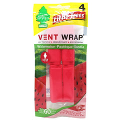 LITTLE TREES Vent Wrap Air Freshener 4 Count Watermelon