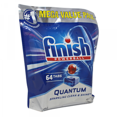 FINISH Dishwasher Powerball 64 Count Quantum Regular
