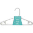 HOME ACCENTS Hanger Tubular 4 Pack Color White Size 30g/Pc Home Accessories Packing 36/Box