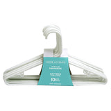 Plastic Tubular Hanger 10Pk 30g/pc Color White